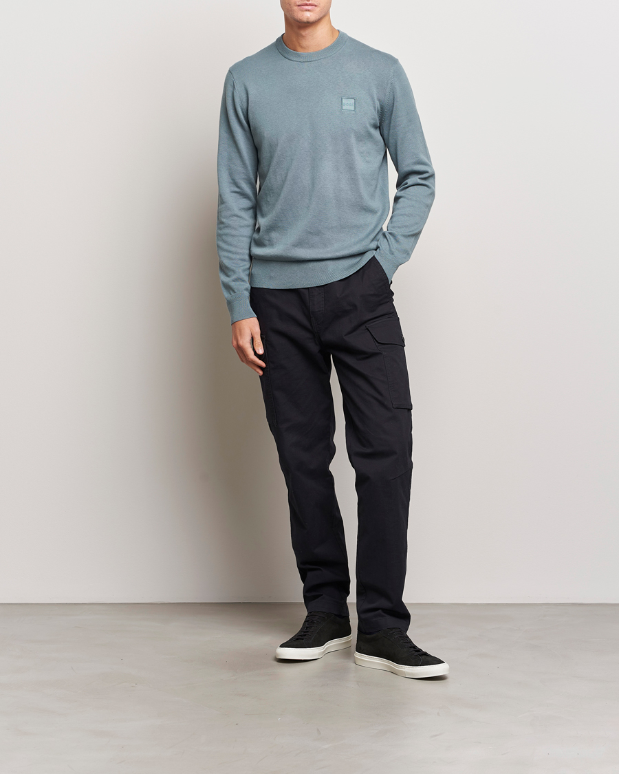 Men | Sweaters & Knitwear | BOSS ORANGE | Kanovano Knitted Sweater Open Green