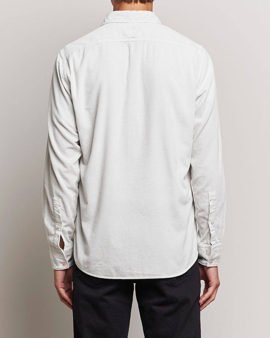 Men | Shirts | BOSS ORANGE | Relegant Corduroy Shirt Light Grey