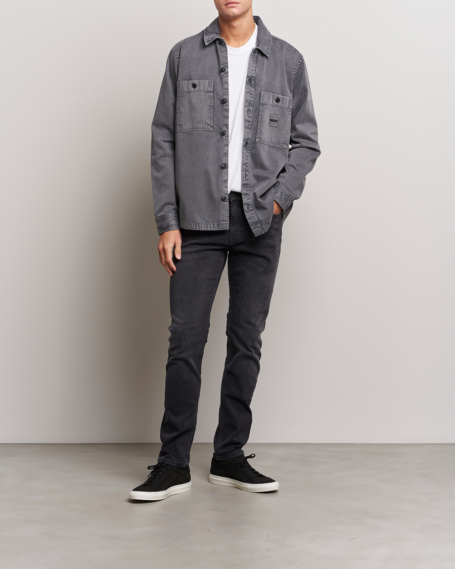 Men | Jeans | BOSS ORANGE | Delaware Stretch Jeans Washed Black