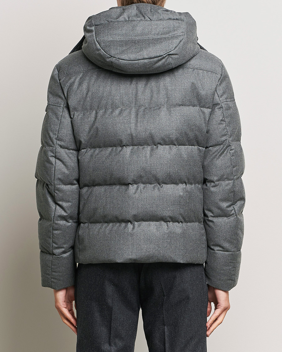 Men | Coats & Jackets | MooRER | Brett Wool/Cashmere Hooded Jacket Grey