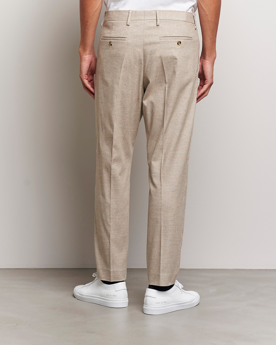 Men | Trousers | NN07 | Bill Wool Pleated Trousers Cement