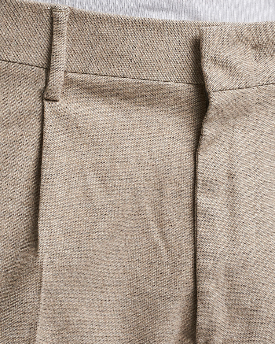 Men | Trousers | NN07 | Bill Wool Pleated Trousers Cement