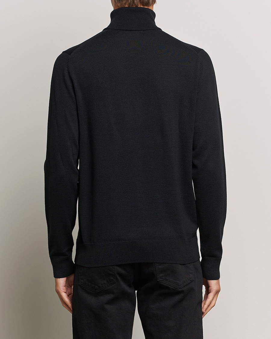 Men | Sweaters & Knitwear | Fred Perry | Classic Rollnock Jumper Black