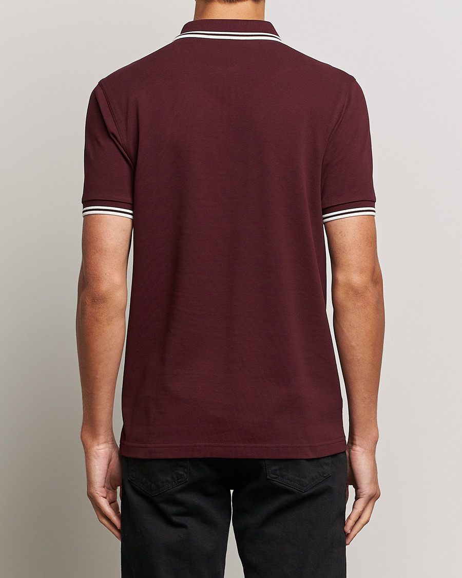 Men | Polo Shirts | Fred Perry | Twin Tipped Polo Shirt Oxblood