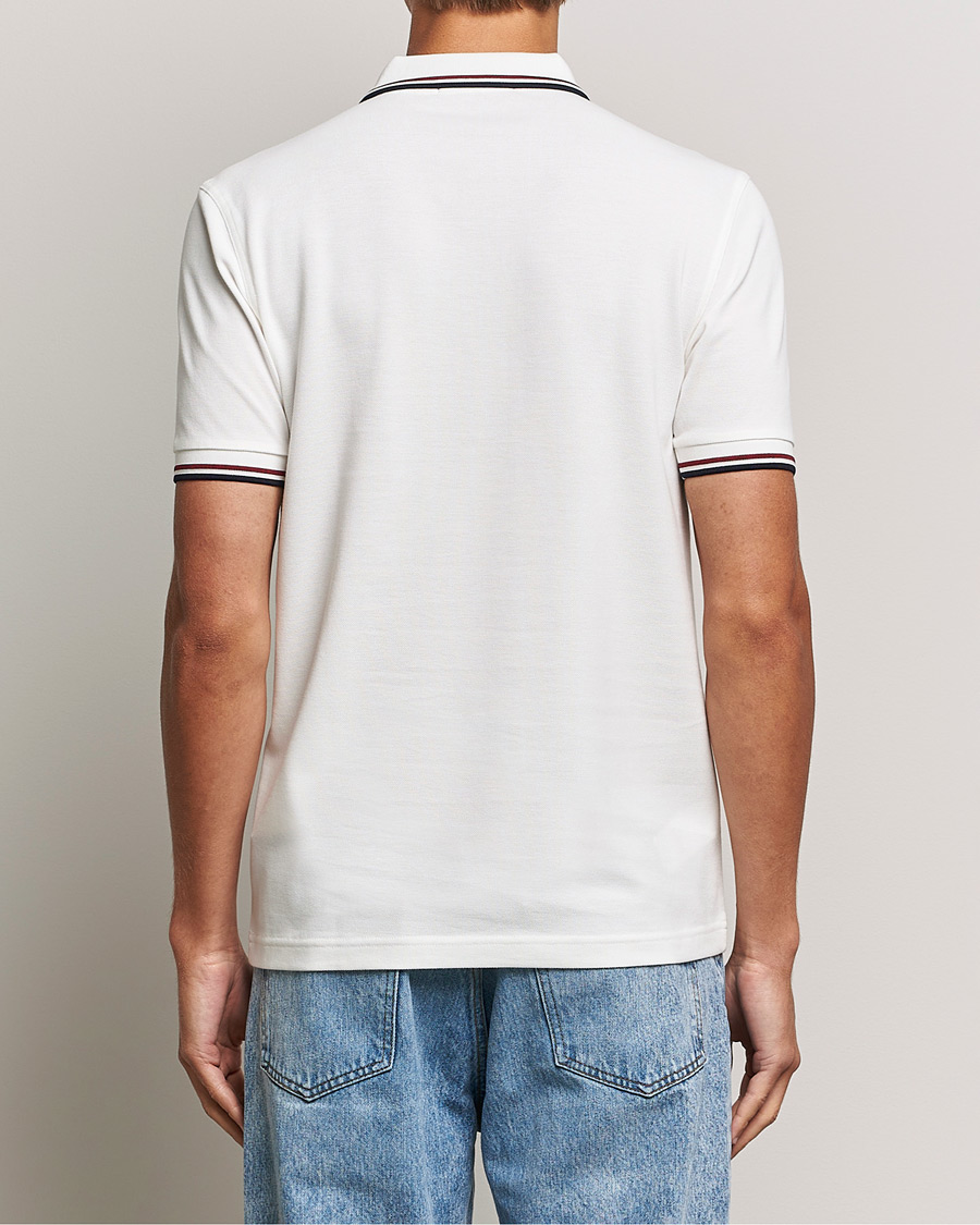 Men | Polo Shirts | Fred Perry | Twin Tipped Polo Shirt Snow White