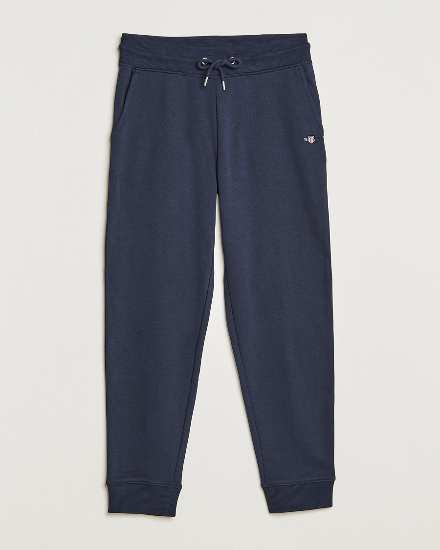 Men | Trousers | Gant | Original Sweatpant Evening Blue