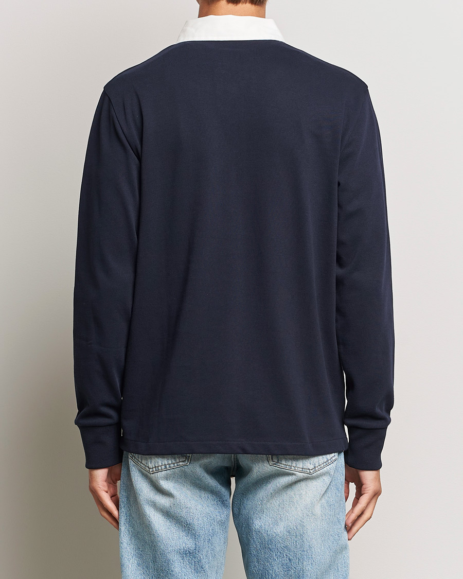 Men | Sweaters & Knitwear | GANT | Reg Shield Heavy Rugger Evening Blue