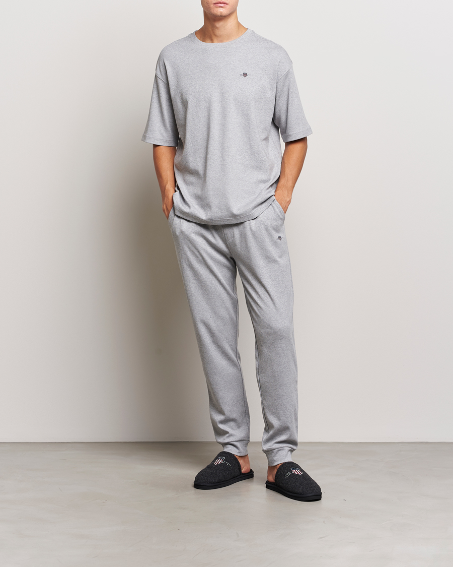 Men | Pyjamas & Robes | Gant | Premium Loungewear Set Grey Melange