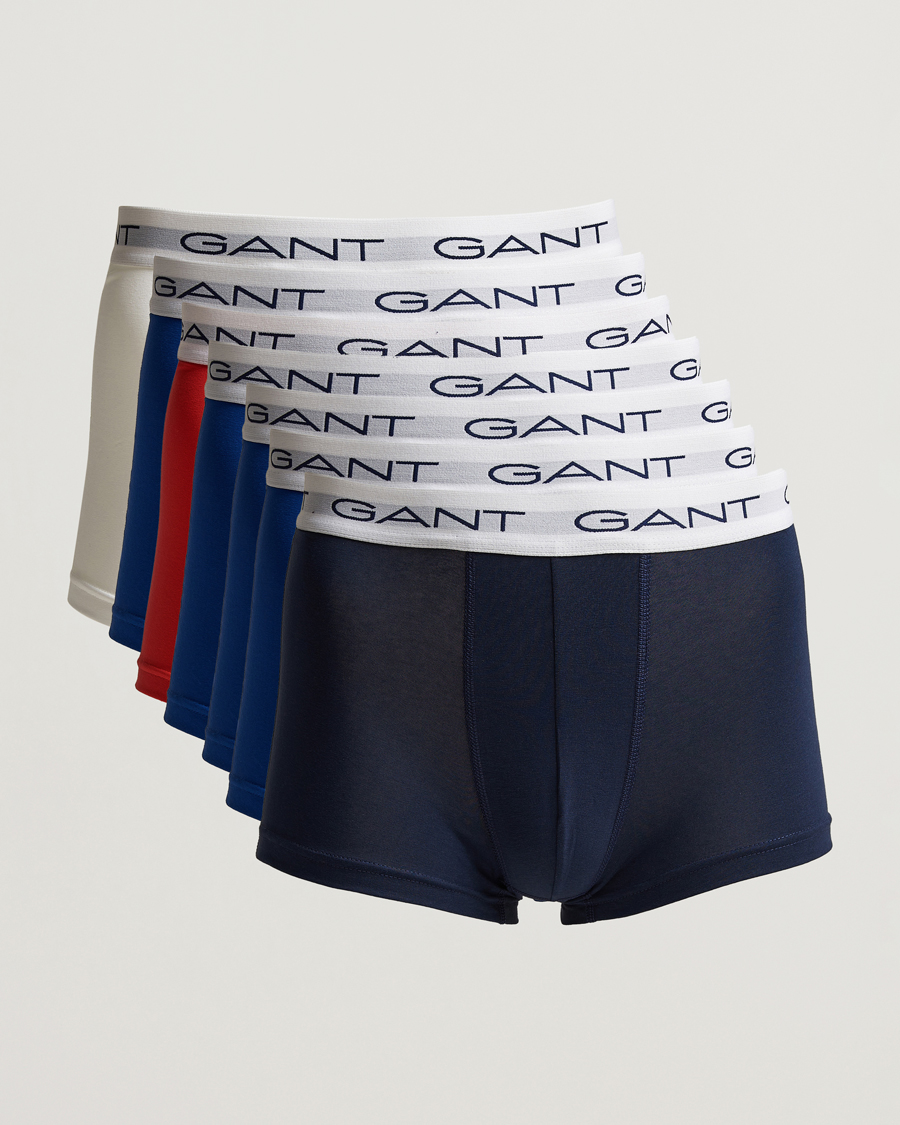 Men | Underwear & Socks | Gant | 7-Pack Trunk Multi