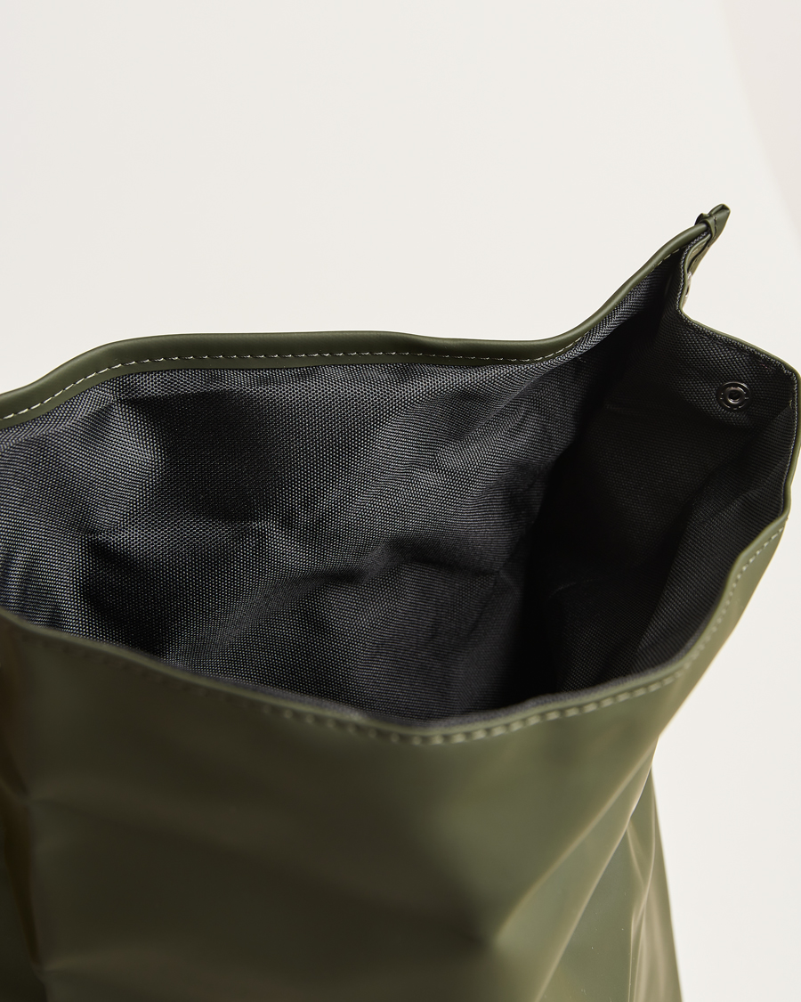 Men | Bags | RAINS | Rolltop Rucksack Green