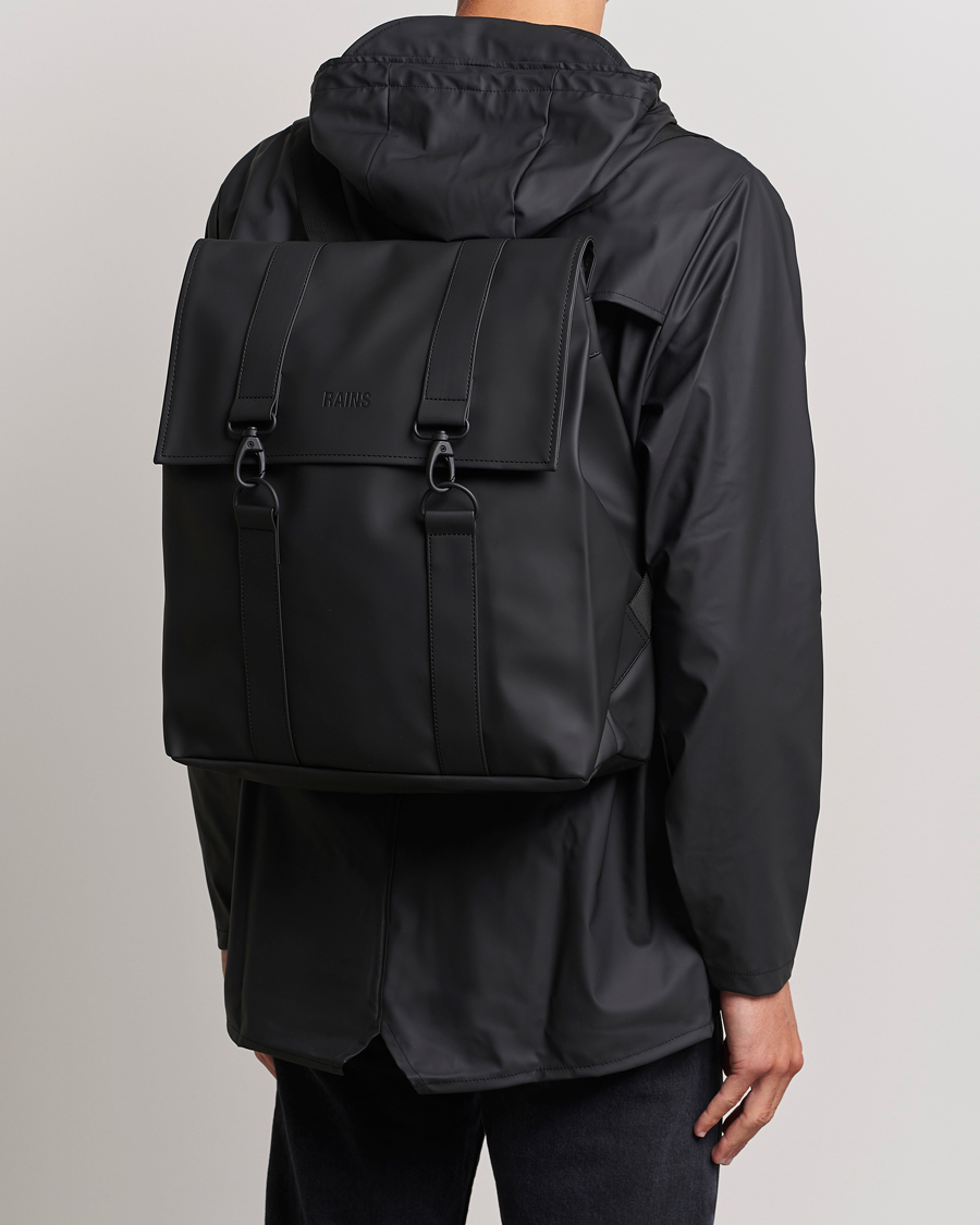 Men | Bags | RAINS | Messenger Bag Black