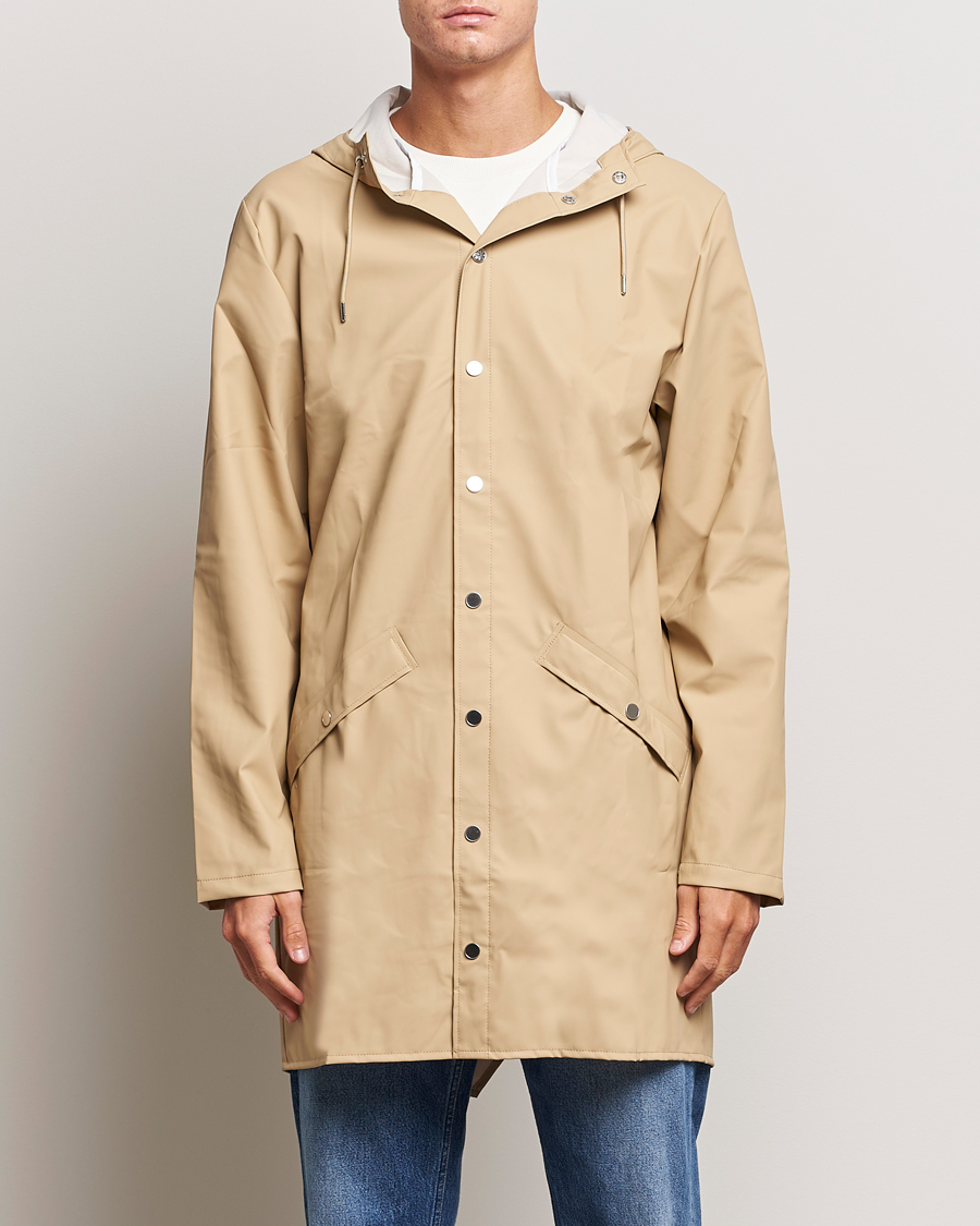 Men | Coats & Jackets | RAINS | Long Jacket Sand