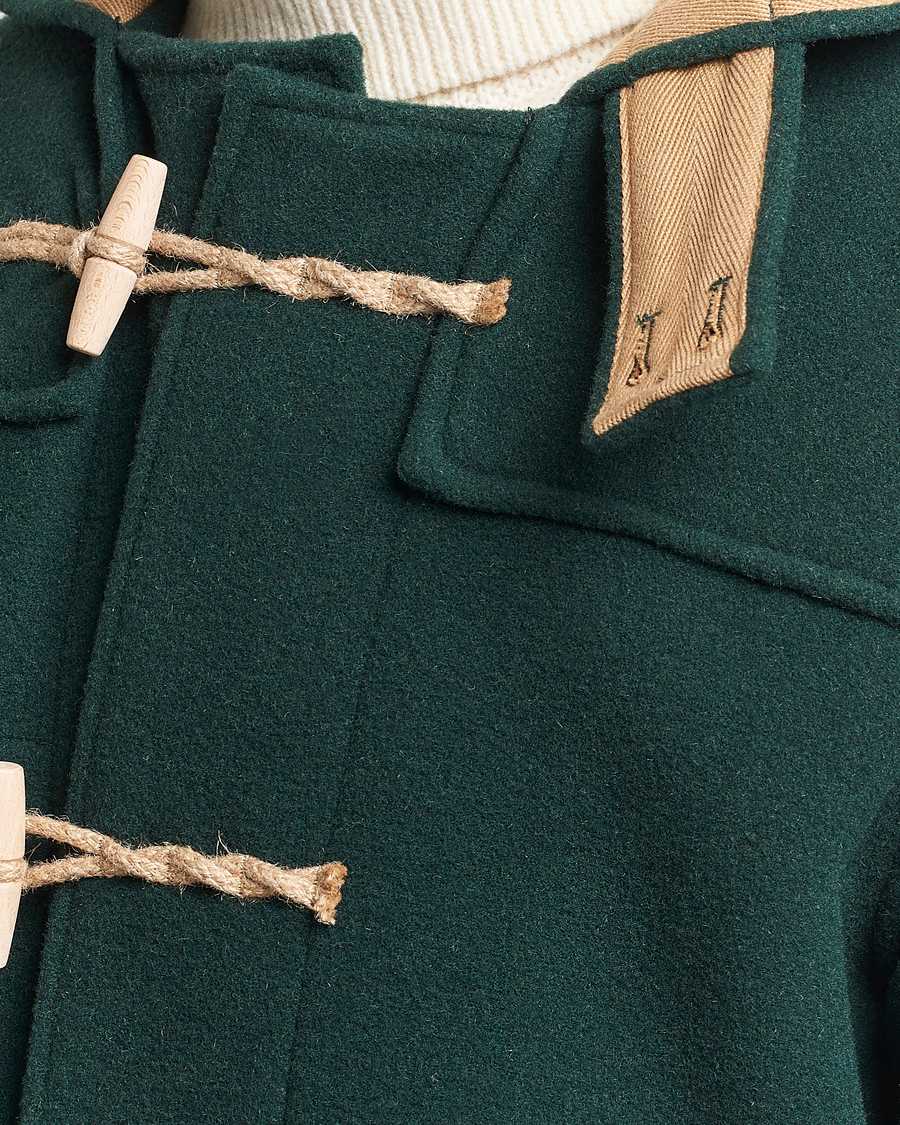 Men | Coats & Jackets | Gloverall | 575 Monty Original Duffle Coat Pine Green