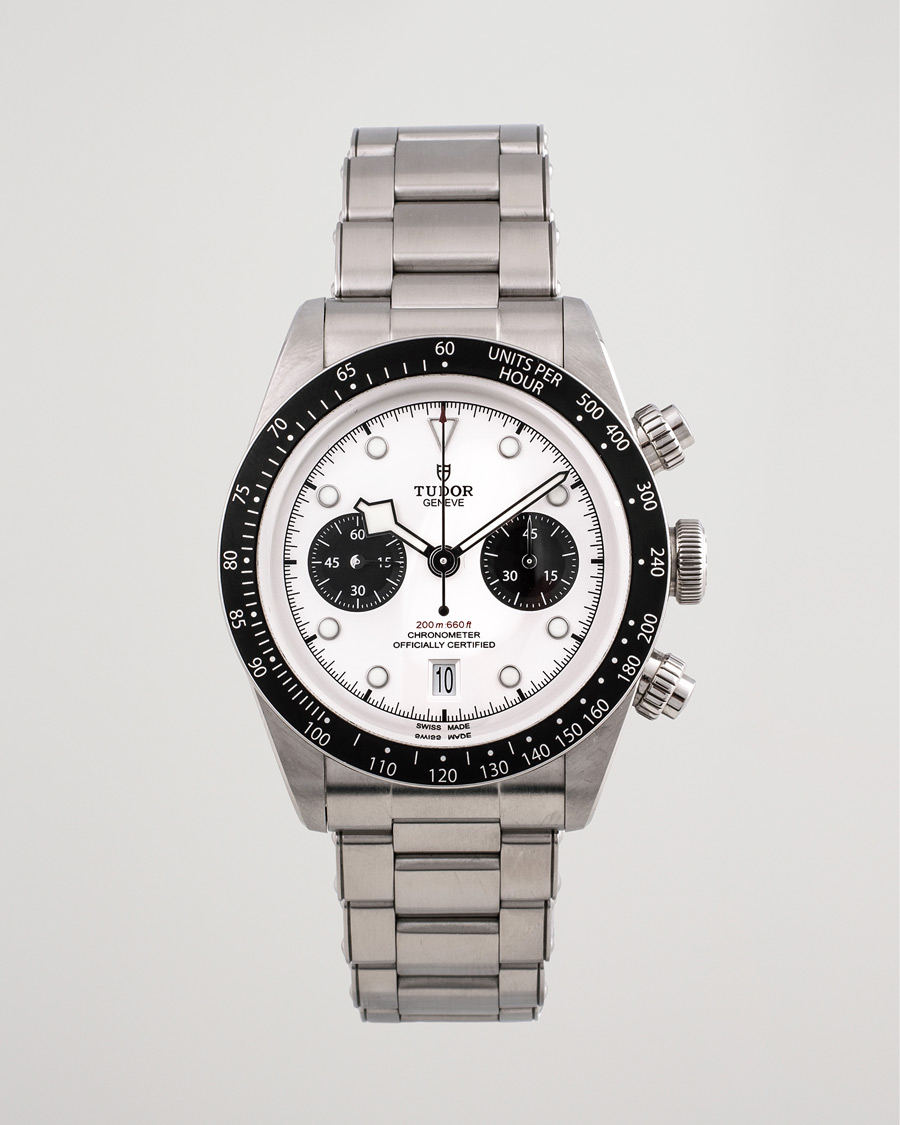 Men | Tudor Pre-Owned Black Bay Chrono M79360N-0002 Steel Panda Steel White | Tudor Pre-Owned | Black Bay Chrono M79360N-0002 Steel Panda Steel White