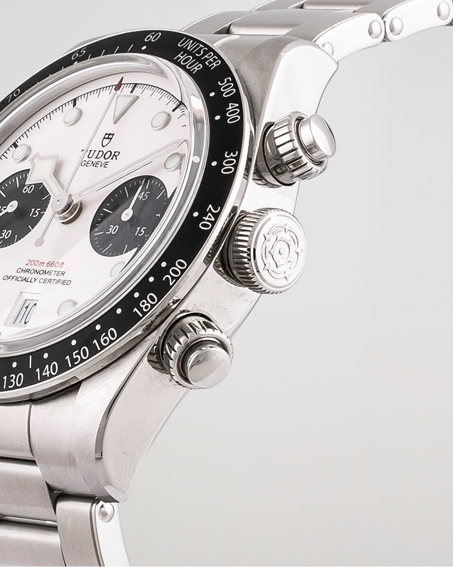 Men | Tudor Pre-Owned Black Bay Chrono M79360N-0002 Steel Panda Steel White | Tudor Pre-Owned | Black Bay Chrono M79360N-0002 Steel Panda Steel White