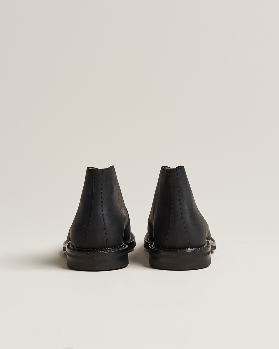 Men | Boots | Crockett & Jones | Molton Chukka Black Rough-Out Suede