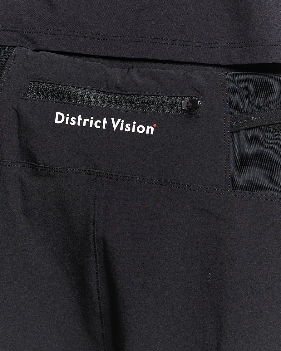 Men | Shorts | District Vision | Layered Pocketed Trail Shorts Black