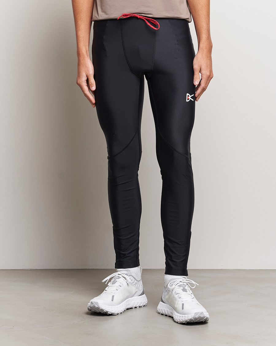 Men | Trousers | District Vision | Recycled Pocketed Tights Black