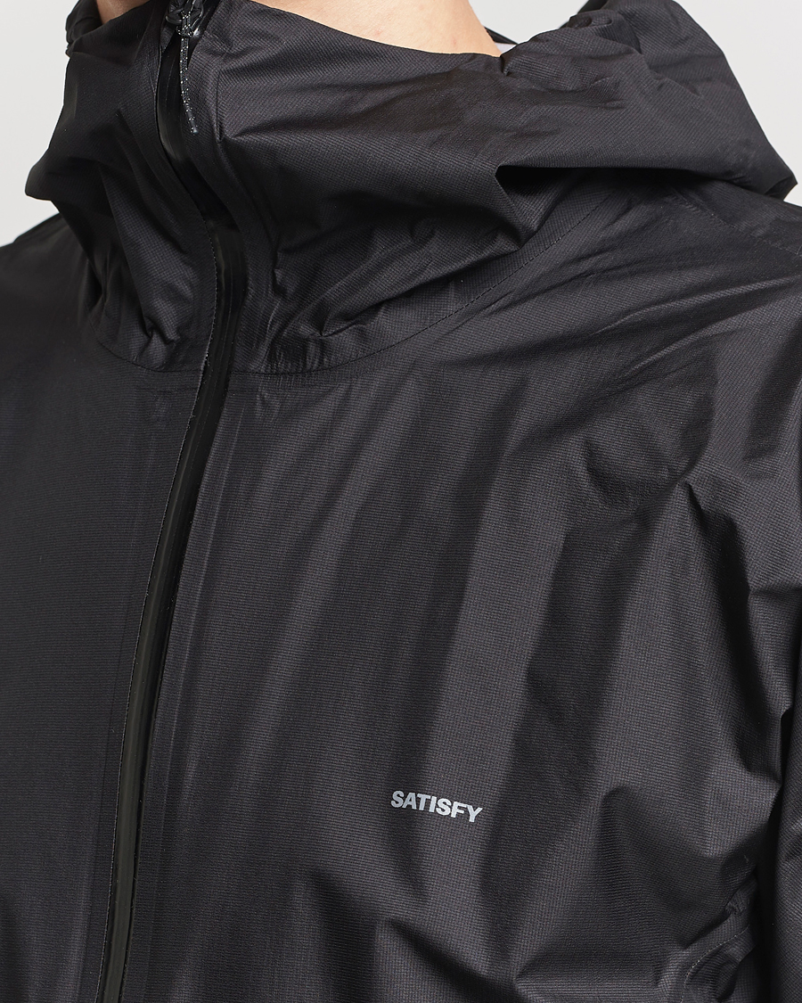 Men | Coats & Jackets | Satisfy | Pertex 3L Fly Rain Jacket Black