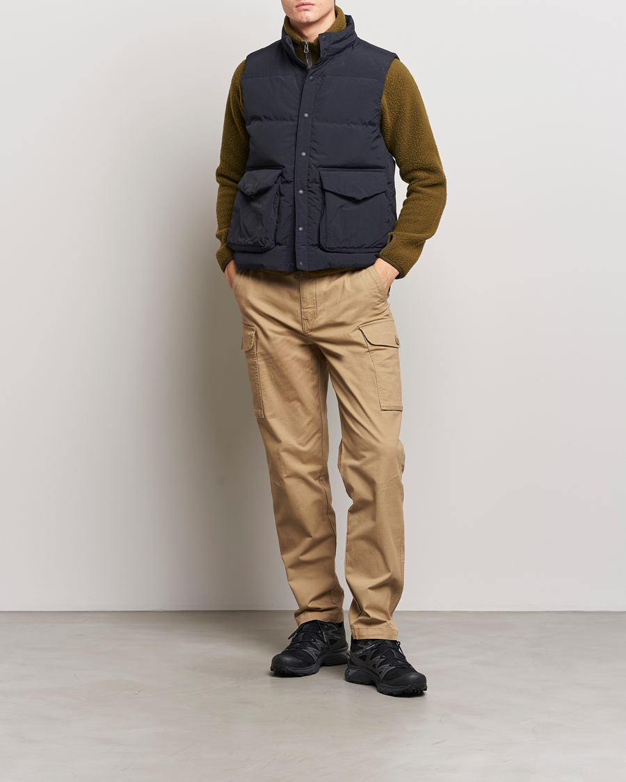 Men | Coats & Jackets | Snow Peak | Recycled Down Vest Black