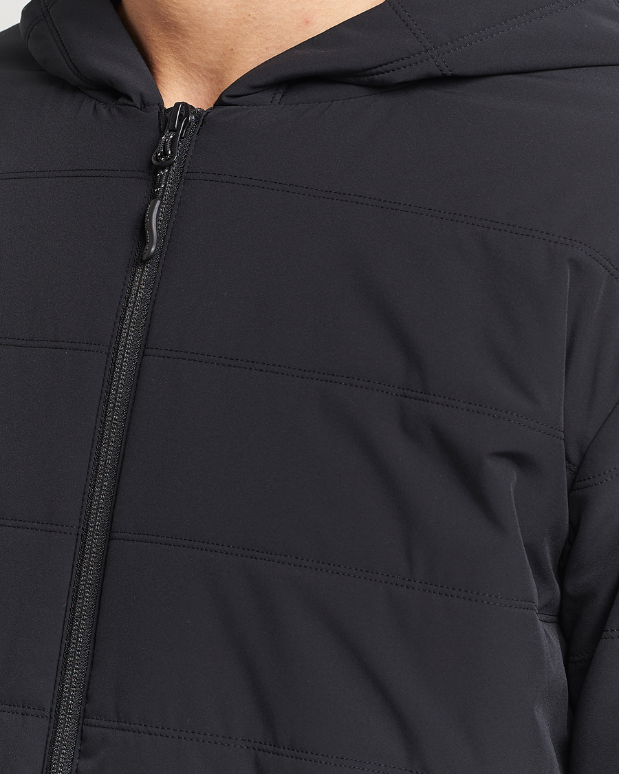 Men | Coats & Jackets | Snow Peak | Flexible Insulated Zip Hoodie Black