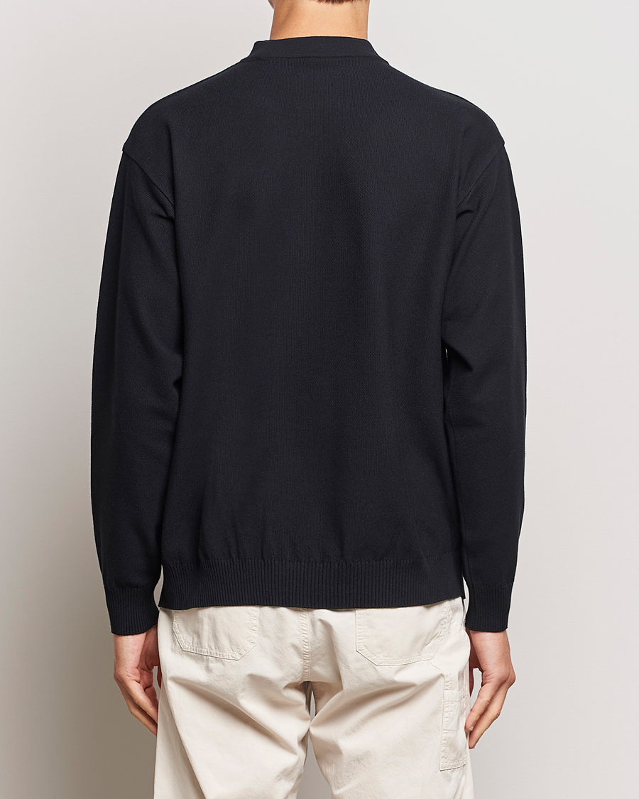 Men | Sweaters & Knitwear | Snow Peak | Cotton Blend Pullover Black