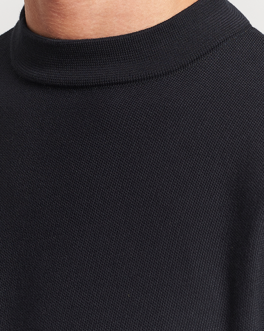 Men | Sweaters & Knitwear | Snow Peak | Cotton Blend Pullover Black