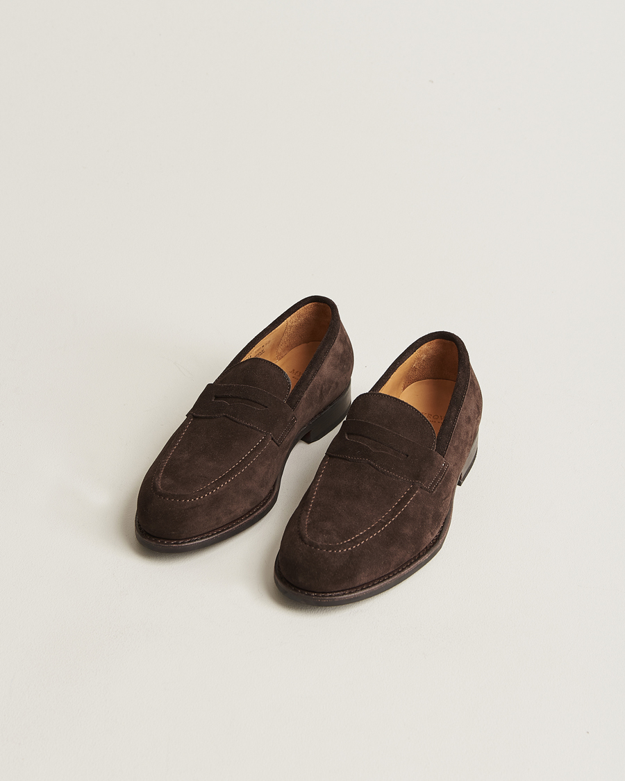 Men | Myrqvist Stenhammar Loafer Dark Brown Suede | Myrqvist | Stenhammar Loafer Dark Brown Suede