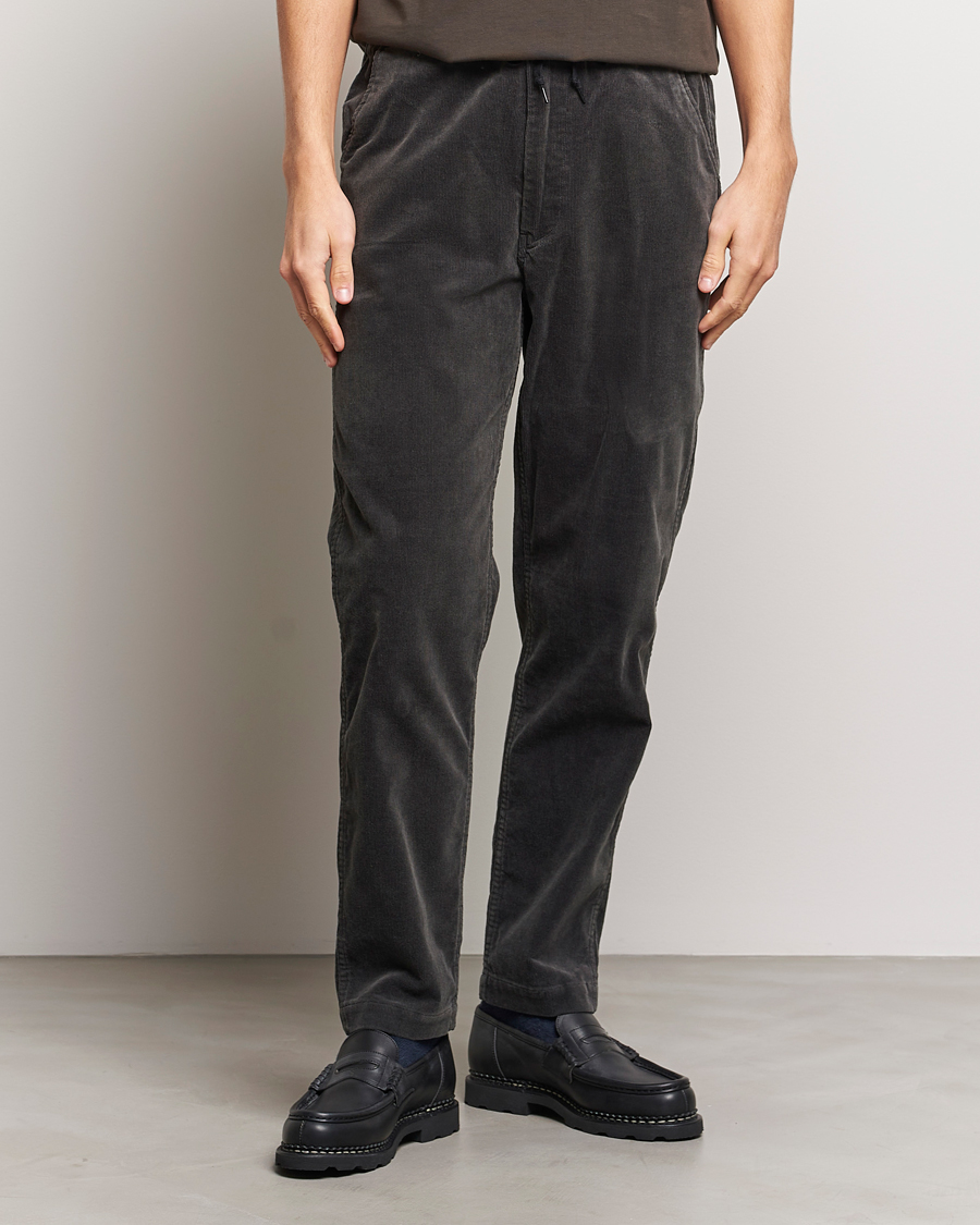 Men | Trousers | orSlow | New Yorker Pants Charcoal