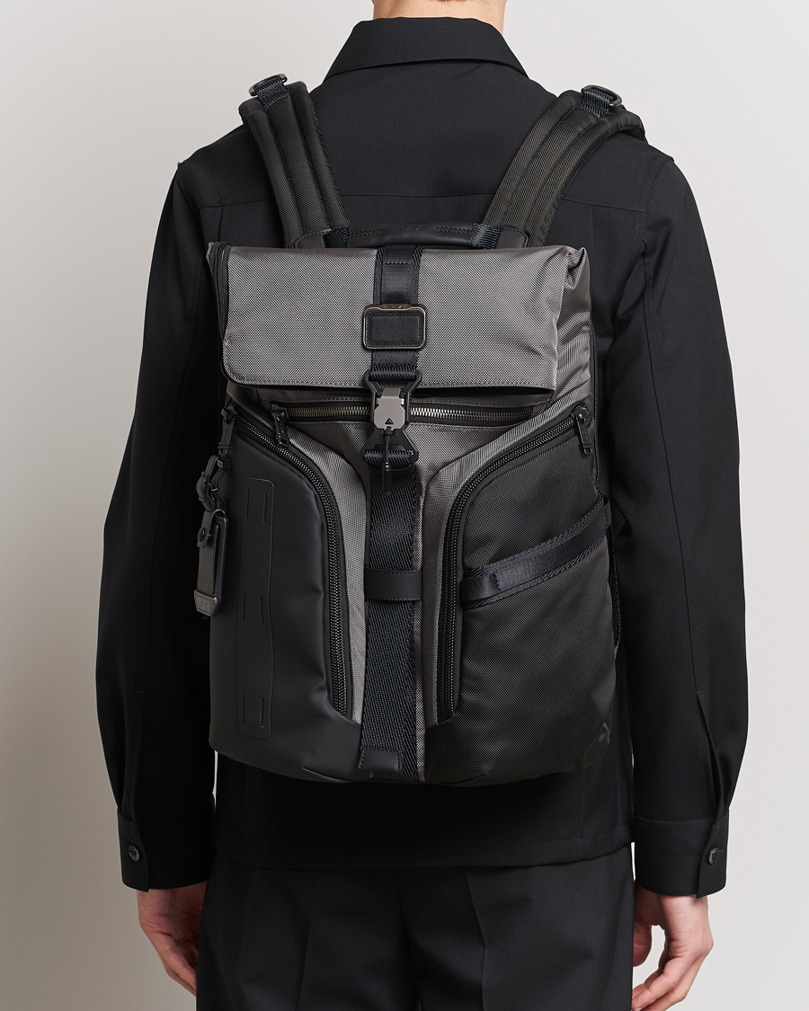 Men | TUMI Alpha Bravo Logistics Backpack Charcoal | TUMI | Alpha Bravo Logistics Backpack Charcoal