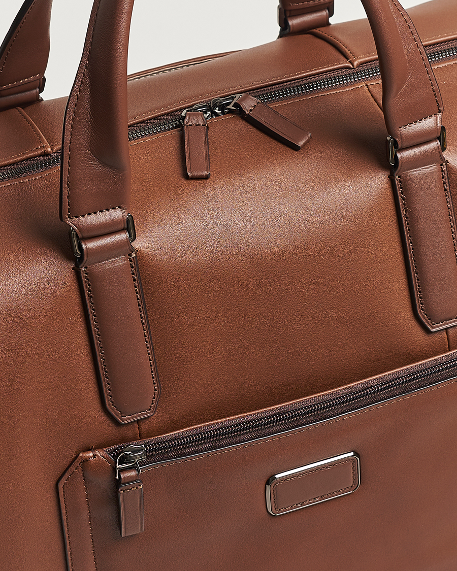 Men | Bags | TUMI | Harrison Nelson Leather Duffel Cognac