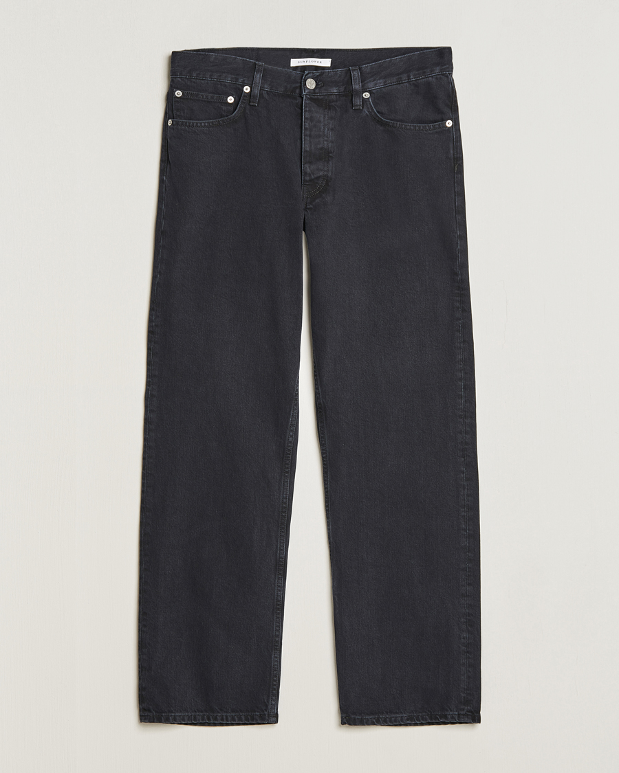 Men | Jeans | Sunflower | Loose Jeans Washed Black