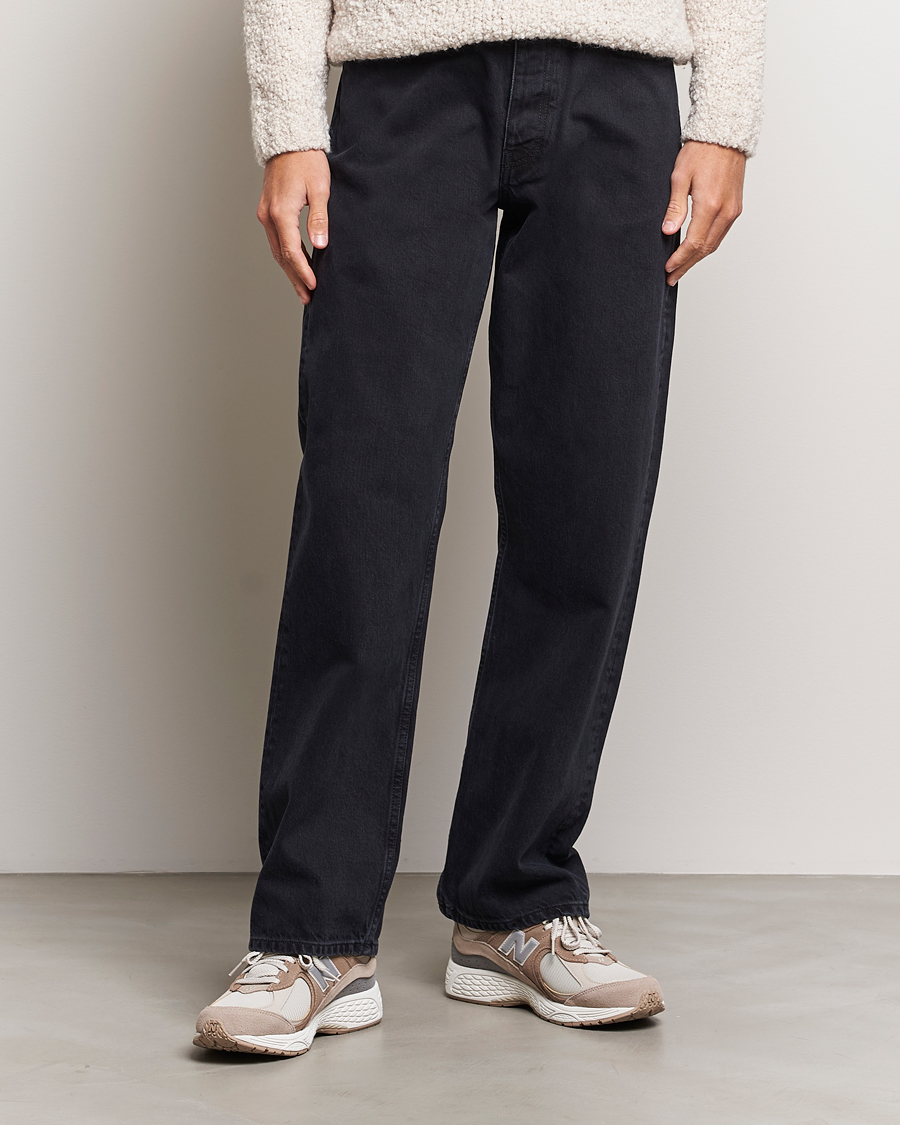 Men | Jeans | Sunflower | Loose Jeans Washed Black