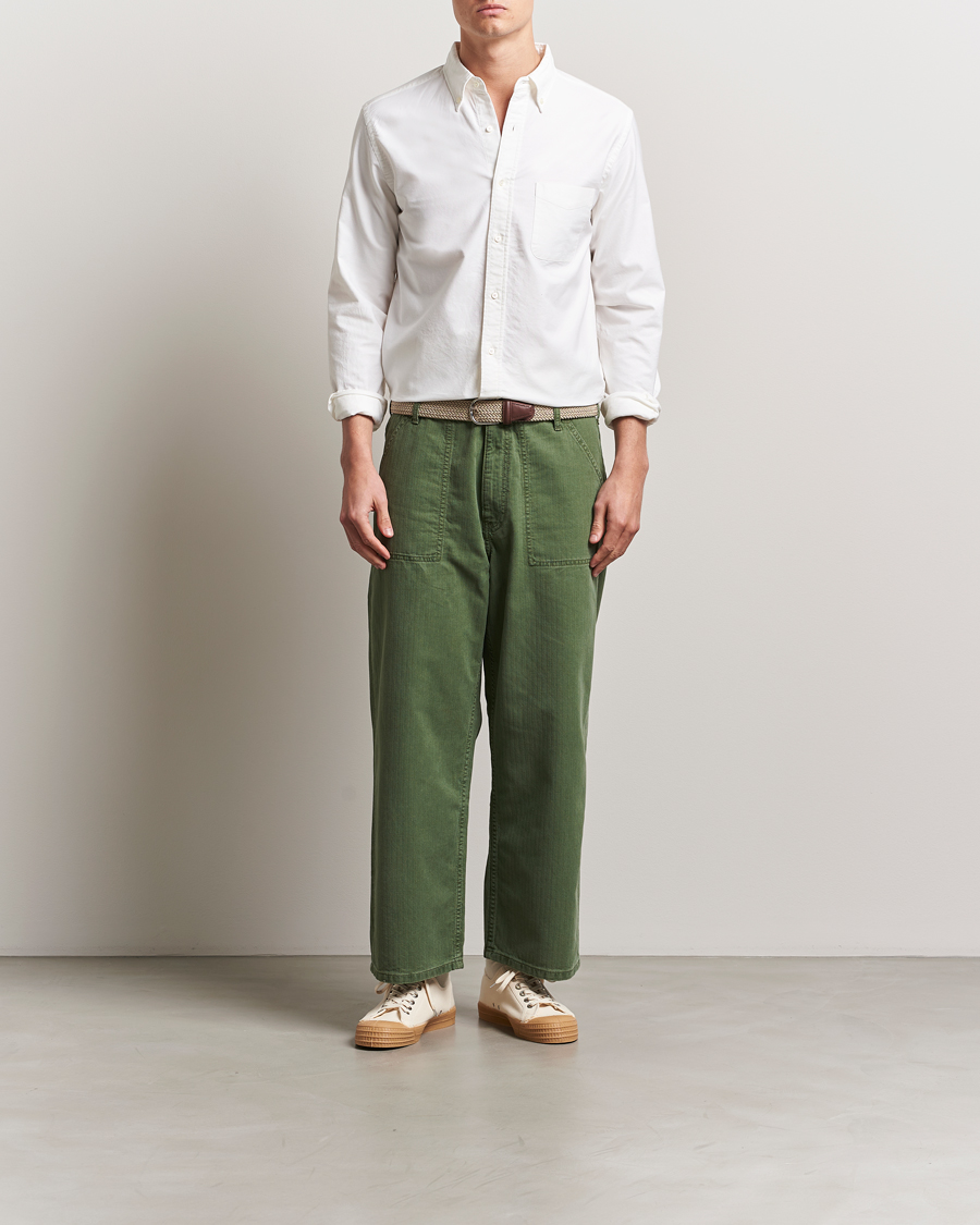 Men | Shirts | BEAMS PLUS | Oxford Button Down Shirt White