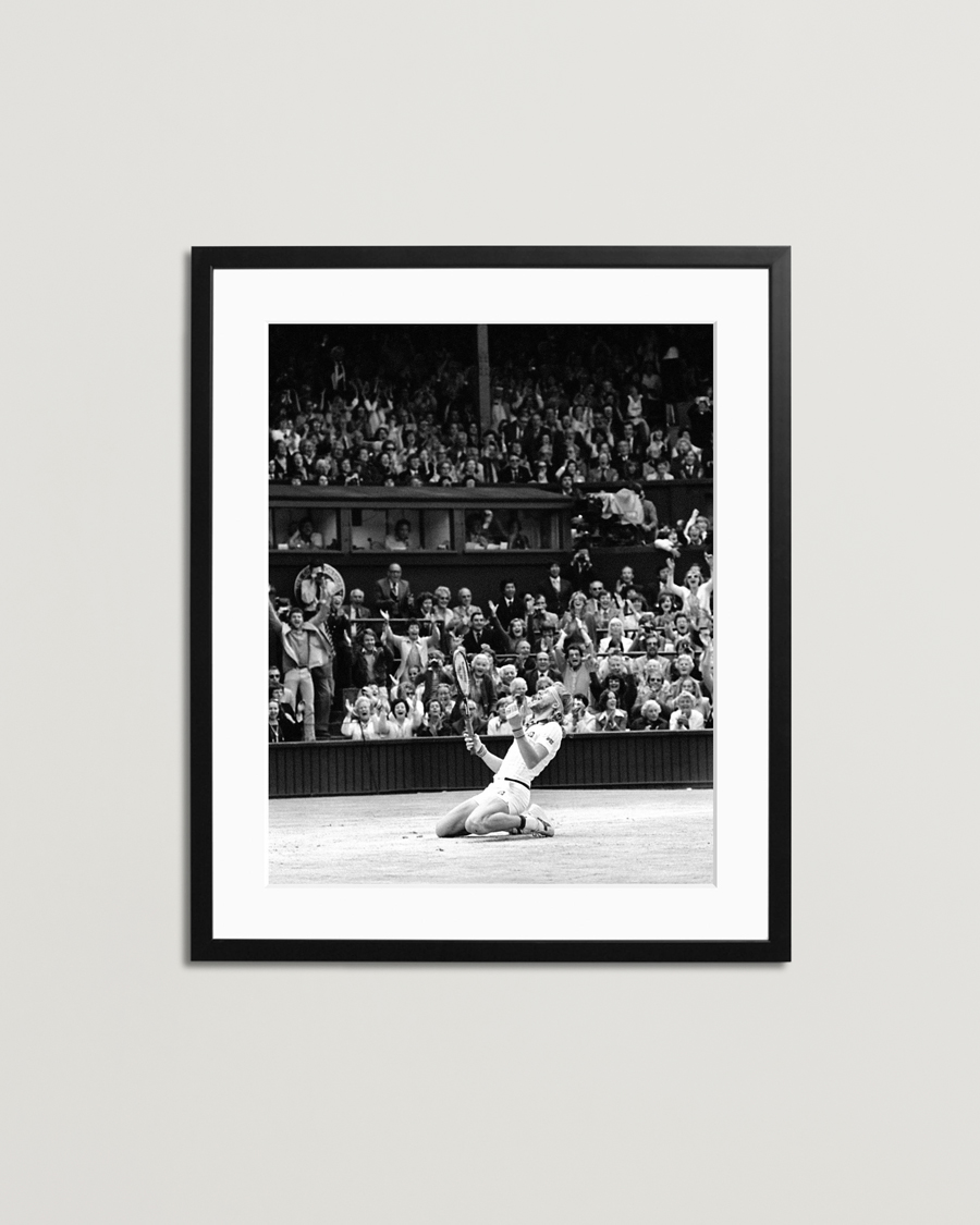 Men | Posters | Sonic Editions | Framed Borg's 5th Wimbledon Title, 1980