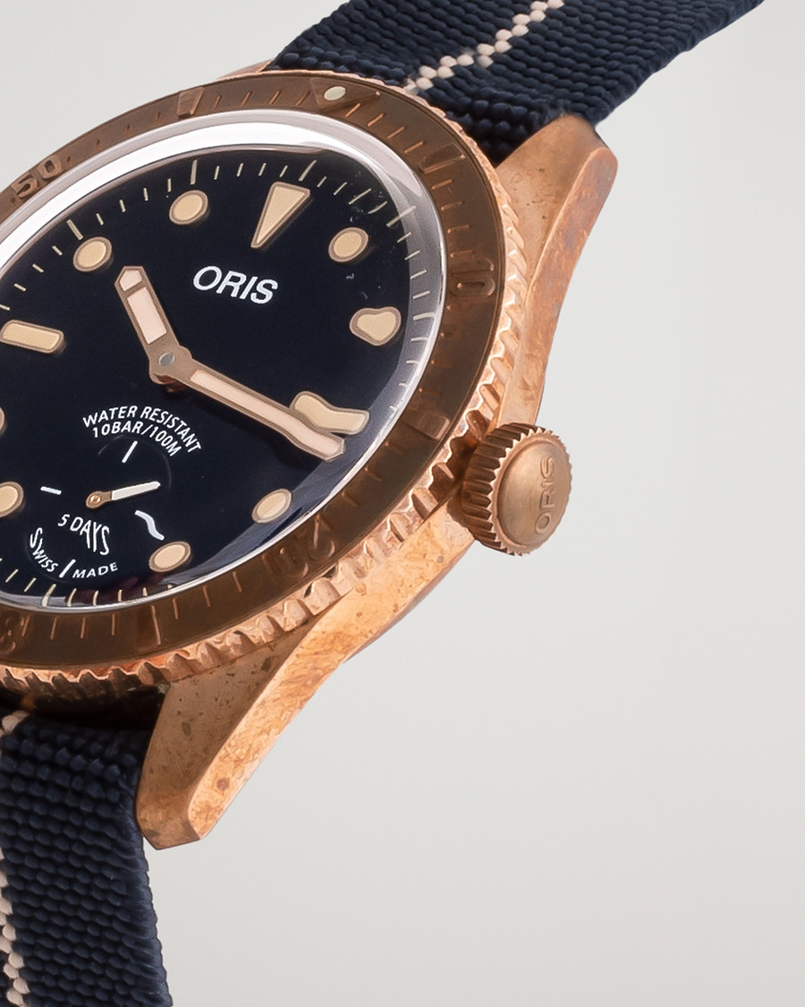 Men | Oris Pre-Owned Carl Brashear Calibre 401 Limited Edition Steel Blue | Oris Pre-Owned | Carl Brashear Calibre 401 Limited Edition Steel Blue