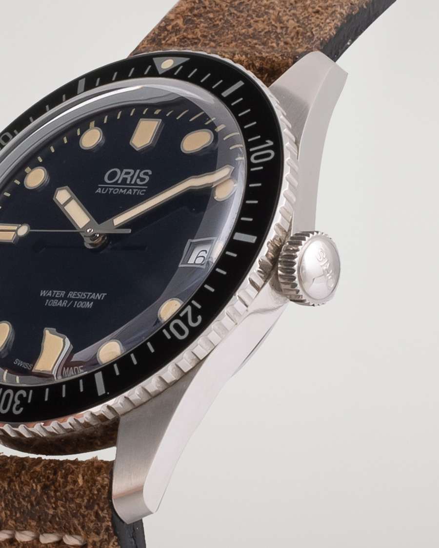 Men | Oris Pre-Owned Divers Sixty-Five Steel Blue | Oris Pre-Owned | Divers Sixty-Five Steel Blue