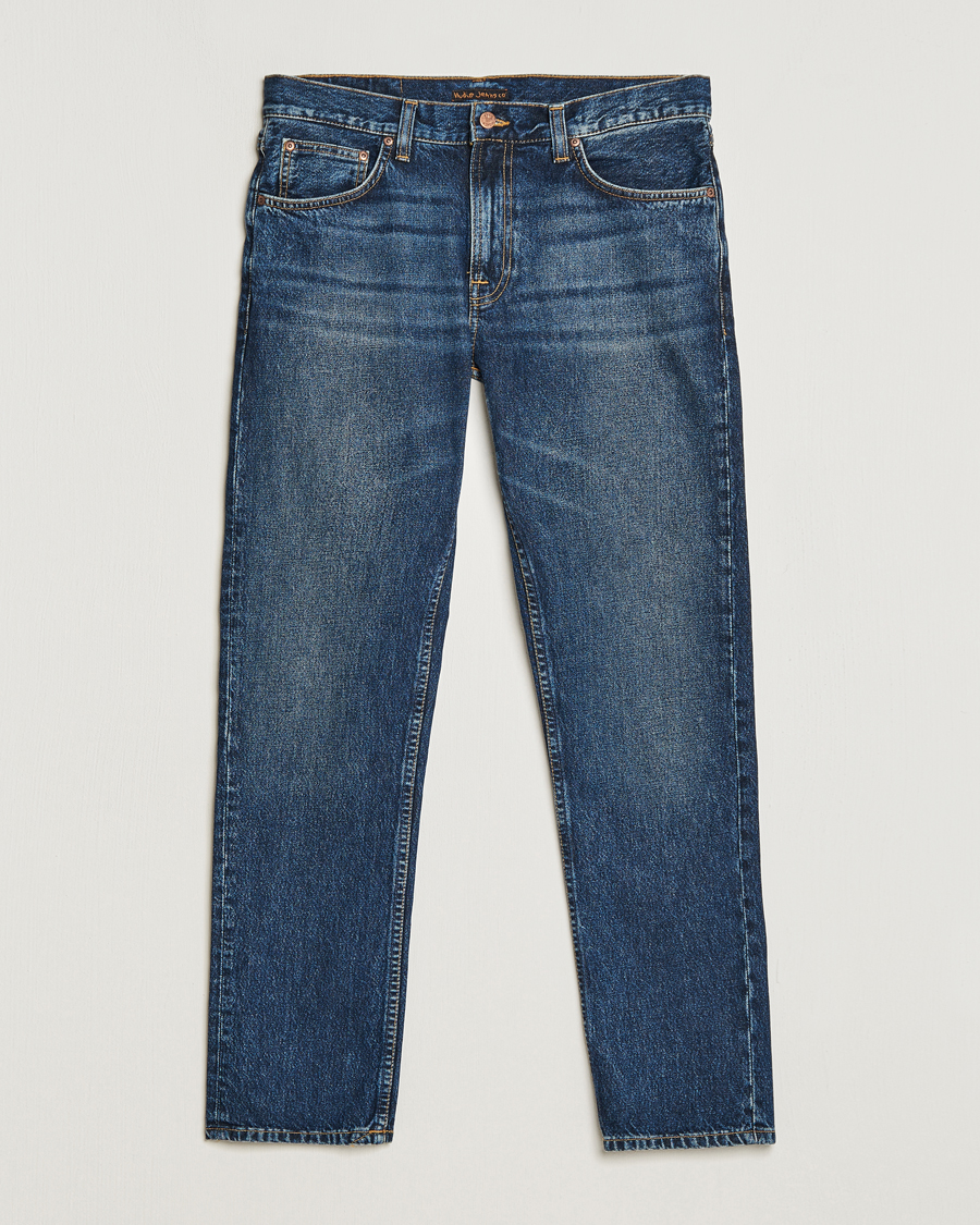 Men | Jeans | Nudie Jeans | Gritty Jackson Jeans Blue Soil