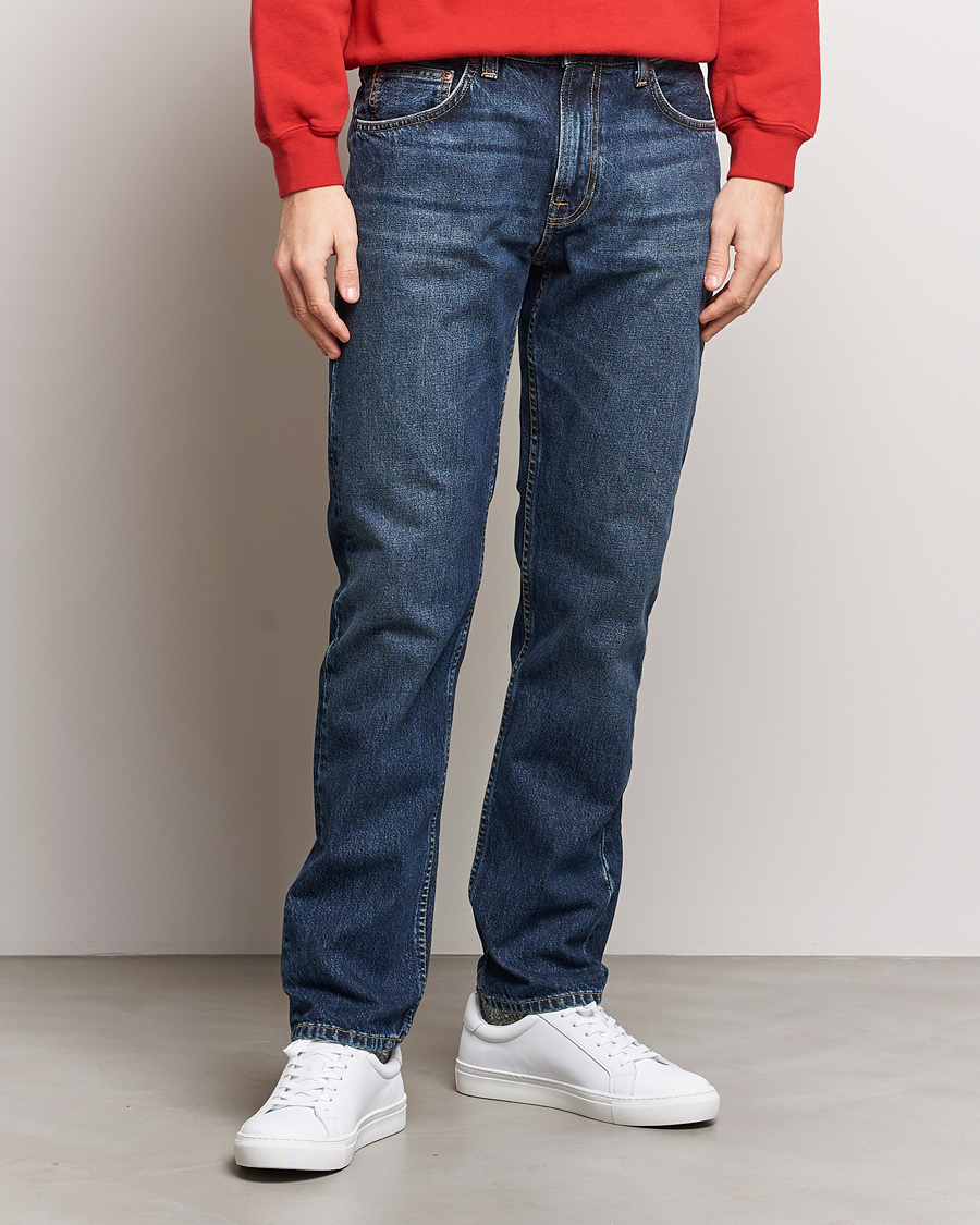 Men | Jeans | Nudie Jeans | Gritty Jackson Jeans Blue Soil
