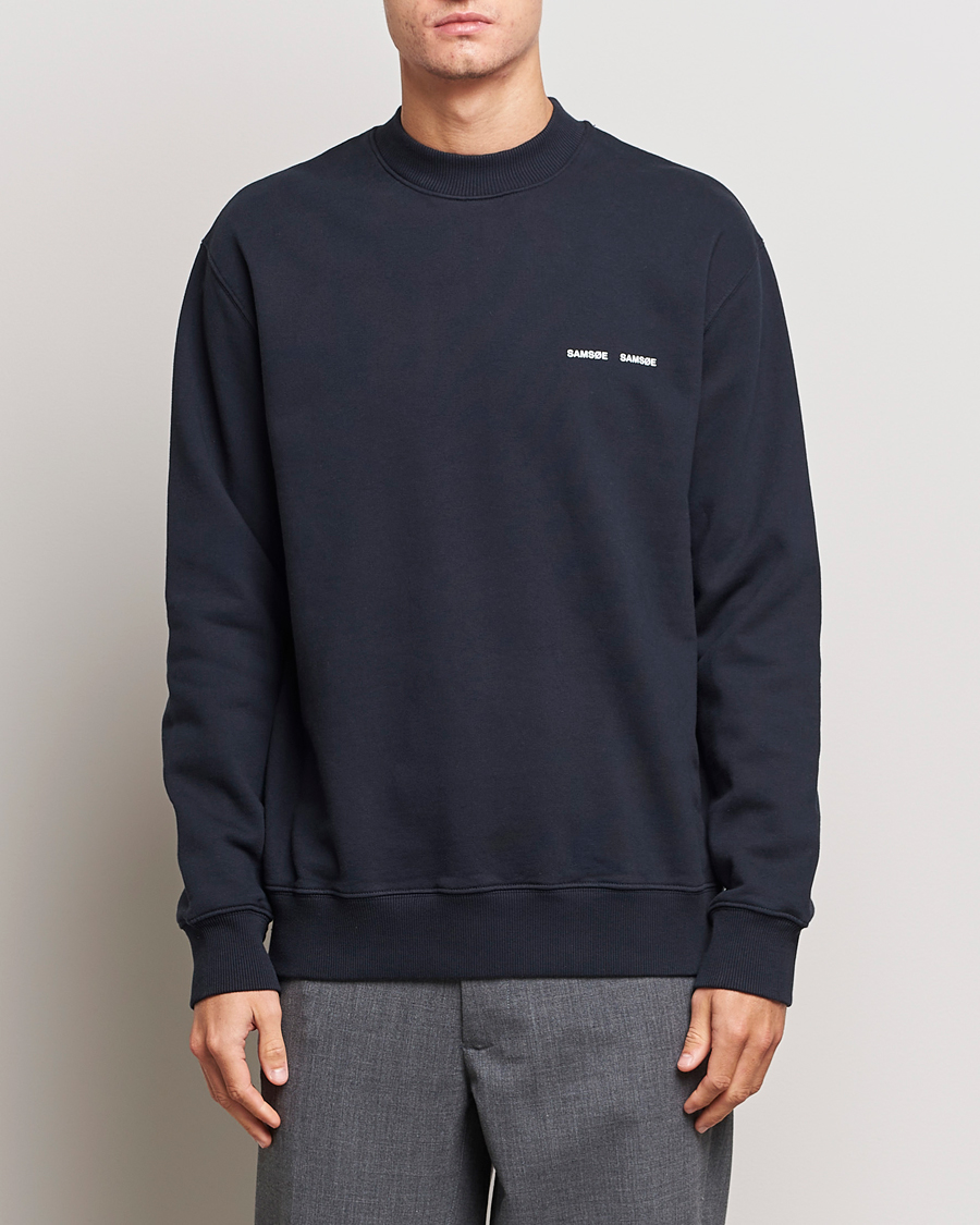 Men | Sweaters & Knitwear | Samsøe Samsøe | Norsbro Crew Neck Sweatshirt Sky Captian