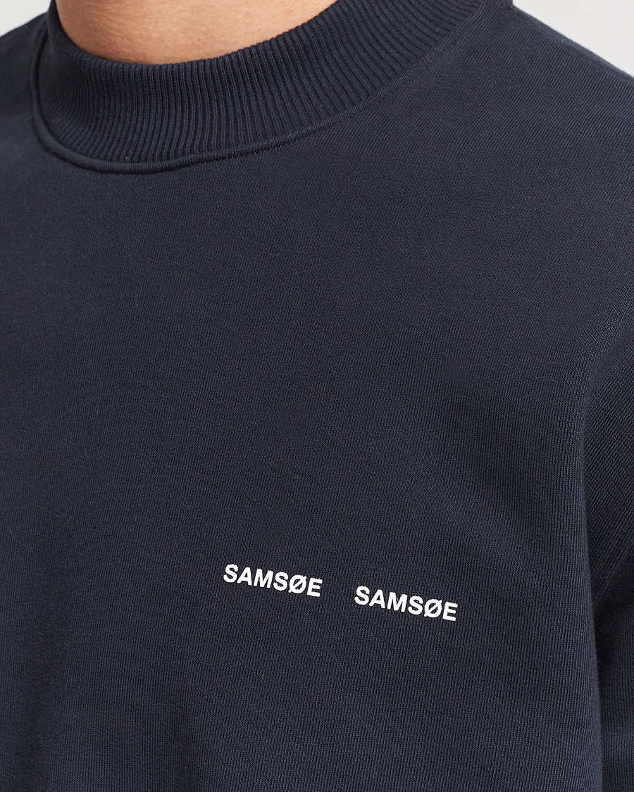 Men | Sweaters & Knitwear | Samsøe Samsøe | Norsbro Crew Neck Sweatshirt Sky Captian