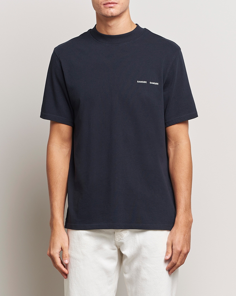 Men | T-Shirts | Samsøe Samsøe | Norsbro Organic Cotton T-shirt Sky Captian
