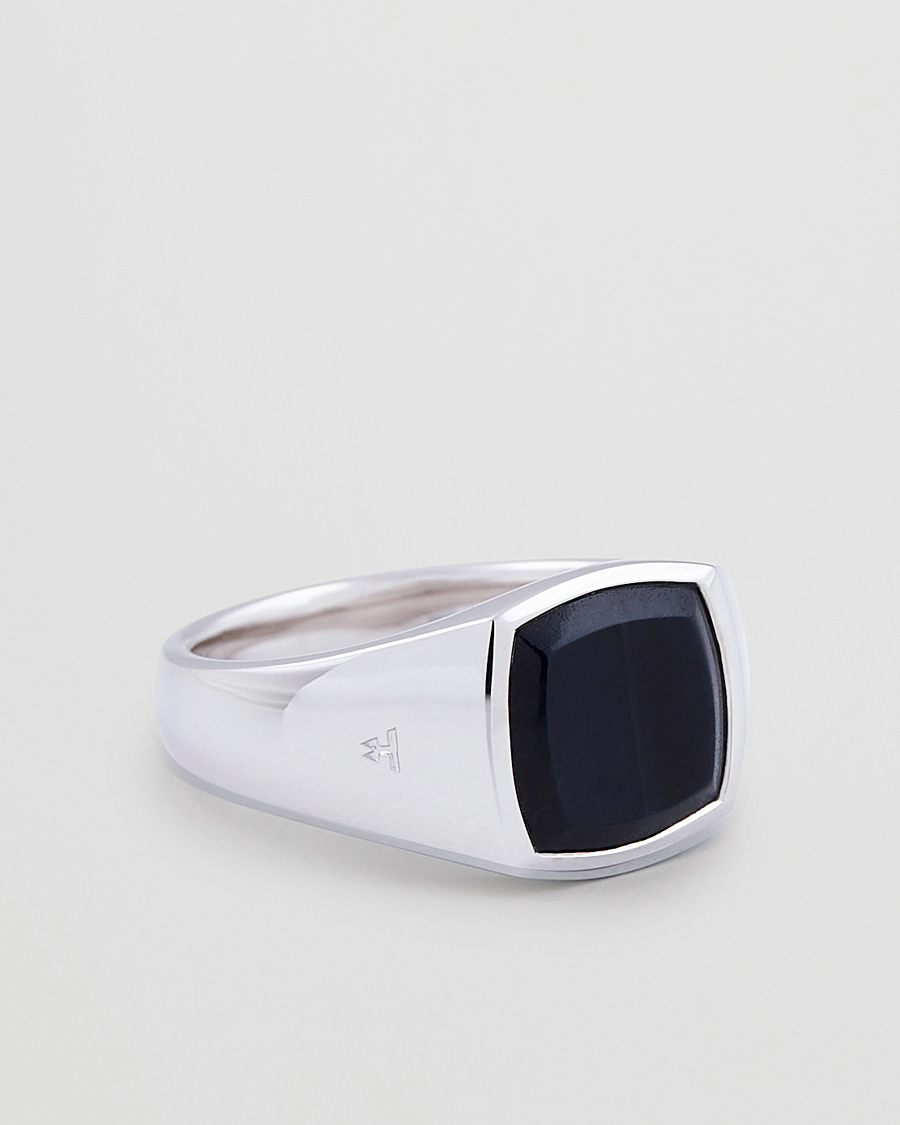 Men | Jewellery | Tom Wood | Kay Ring Blue Hawk Eye