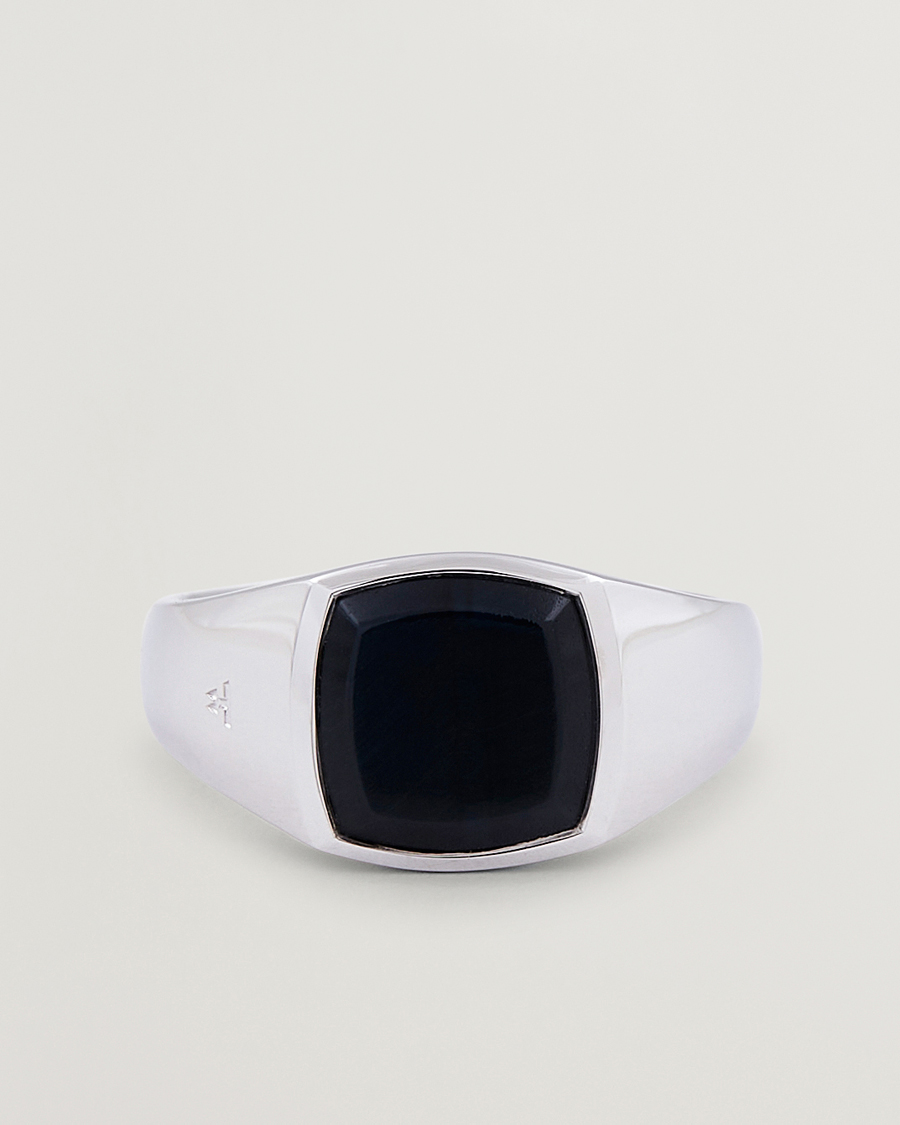 Men | Jewellery | Tom Wood | Kay Ring Blue Hawk Eye