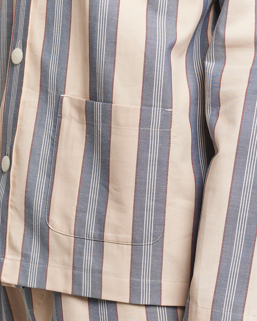 Men | Pyjamas & Robes | Nufferton | Uno Old School Pyjama Set Beige/Blue
