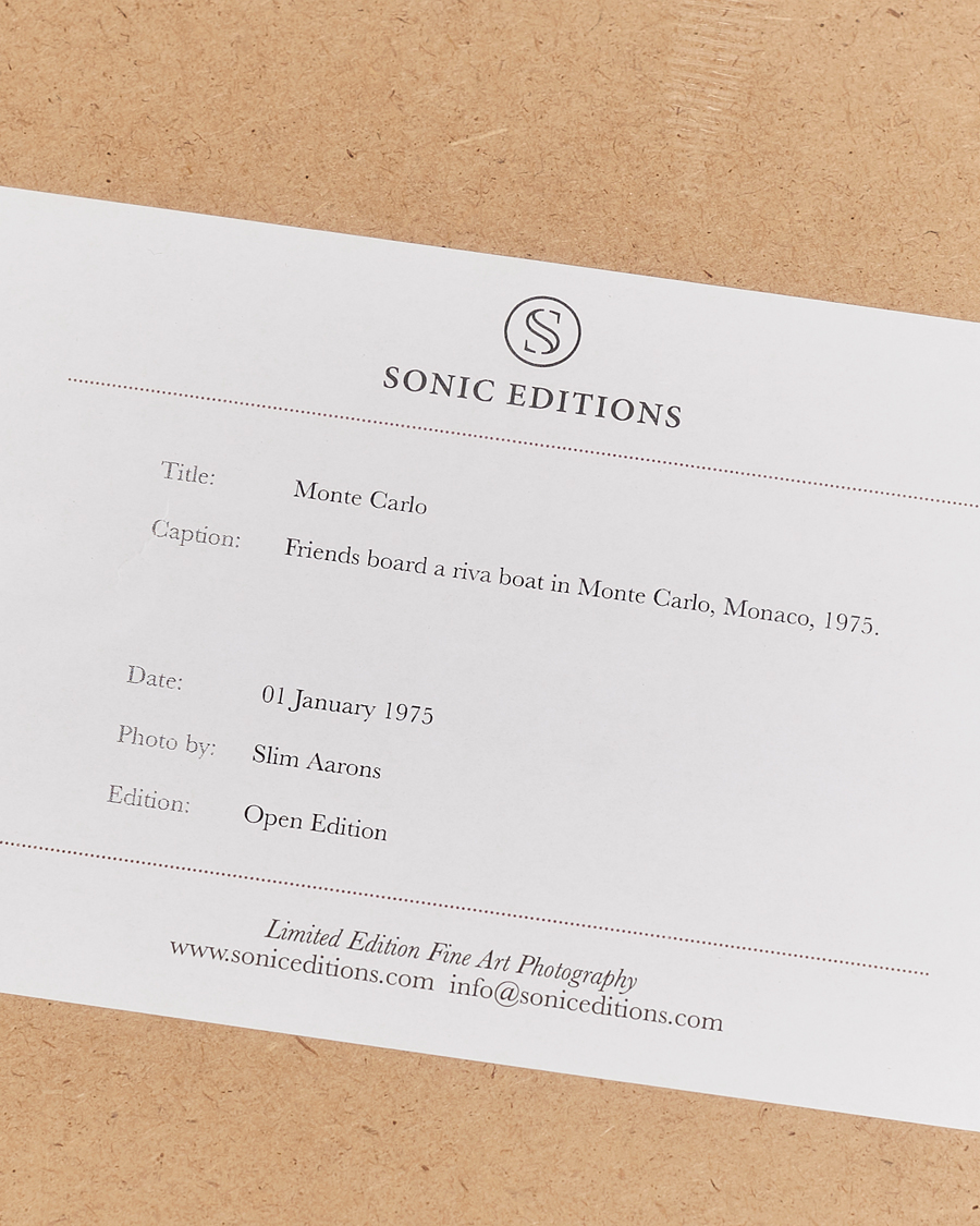 Men | Posters | Sonic Editions | Framed Slim Aarons Monte Carlo