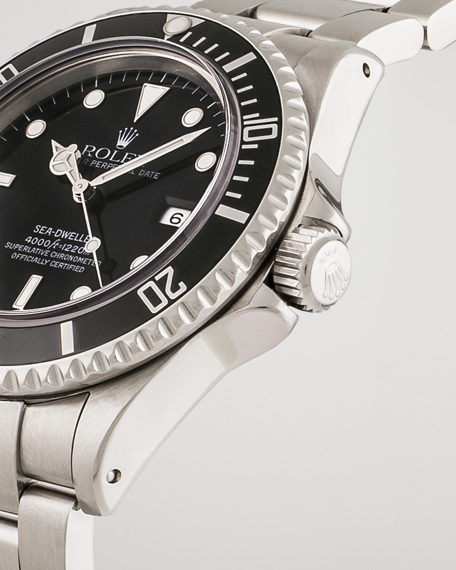 Men | Rolex Pre-Owned Sea Dweller 16600 Oyster Perpetual Steel Black | Rolex Pre-Owned | Sea Dweller 16600 Oyster Perpetual Steel Black