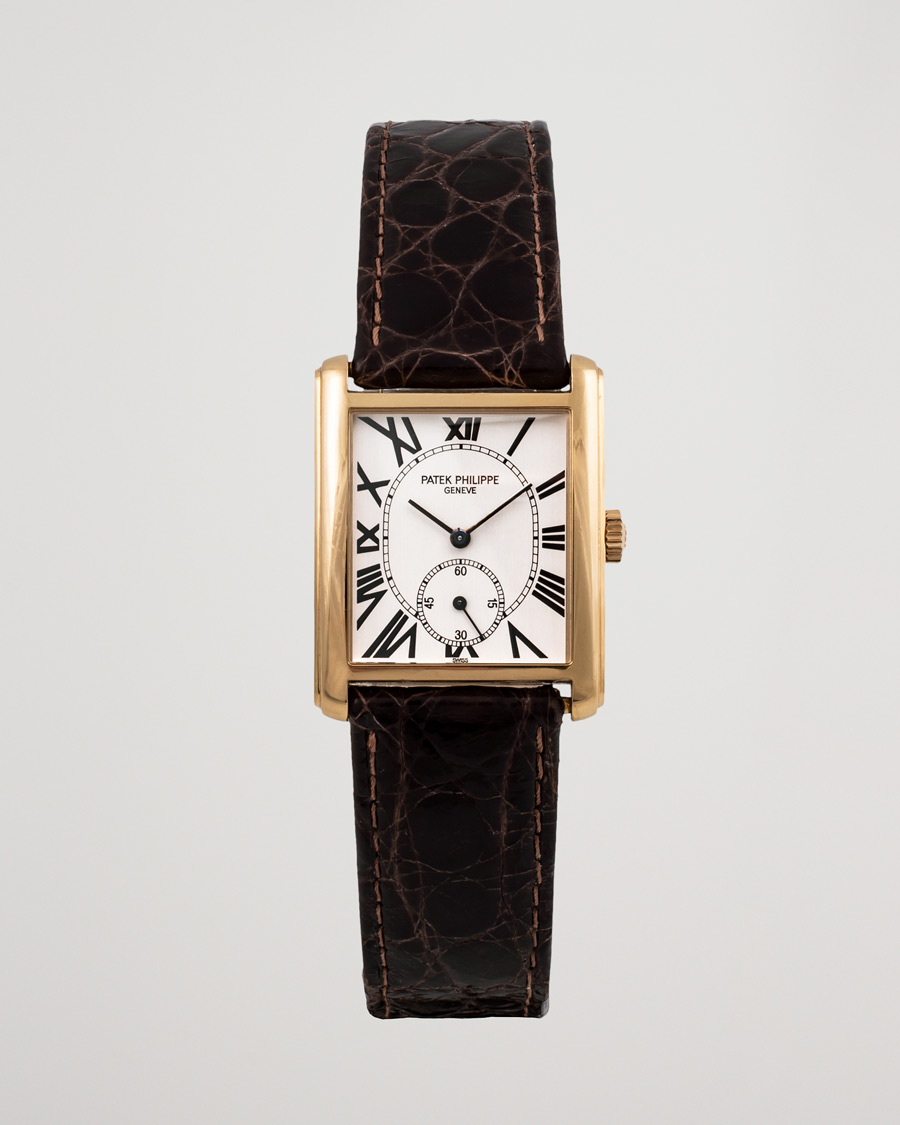Men | Patek Philippe Pre-Owned Gondolo 18K 5014J-013 Gold White | Patek Philippe Pre-Owned | Gondolo 18K 5014J-013 Gold White
