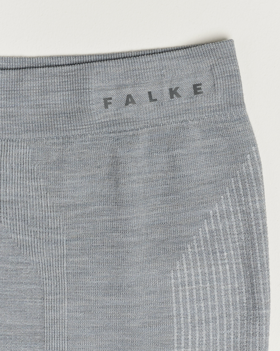 Men | Underwear & Socks | Falke | Wool Tech Tights Grey Heather