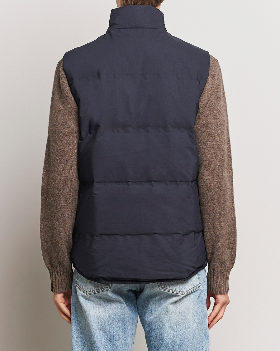 Men | Coats & Jackets | A Day's March | Alford Puffer Vest Navy